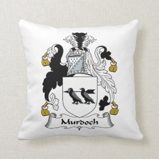Murdoch Family Crest Throw Pillow