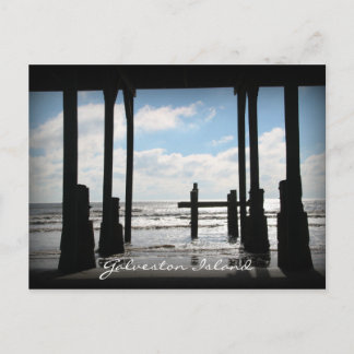 Murdoch's Pier Galveston Island Postcard