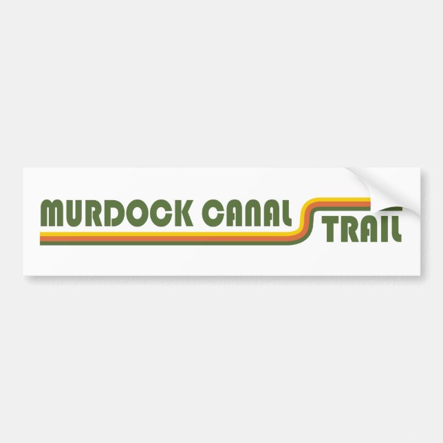 Murdock Canal Trail Utah Bumper Sticker (Front)