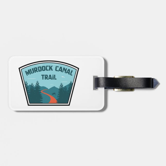 Murdock Canal Trail Utah Luggage Tag (Back Horizontal)