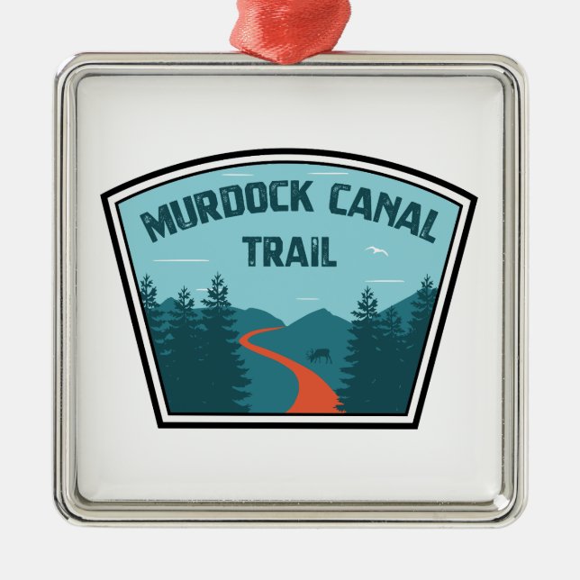 Murdock Canal Trail Utah Metal Ornament (Front)