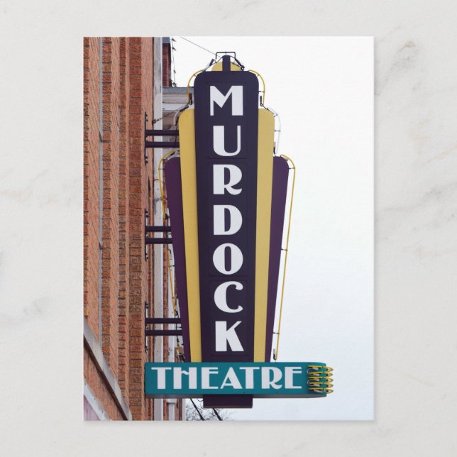 Murdock Theater, Wichita, Kansas Postcard (Front)
