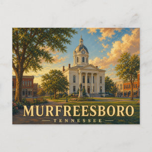 Murfreesboro Tennessee Vintage Travel Postcard