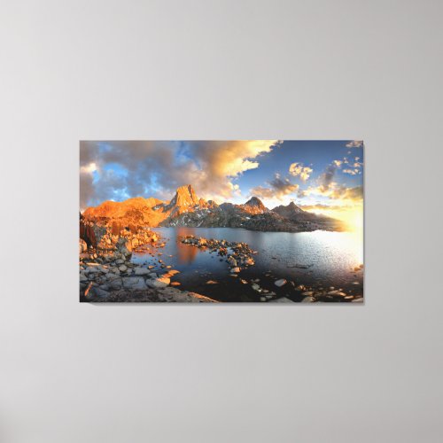 Murieal Lake Sunset 2 _ Sierra Canvas Print