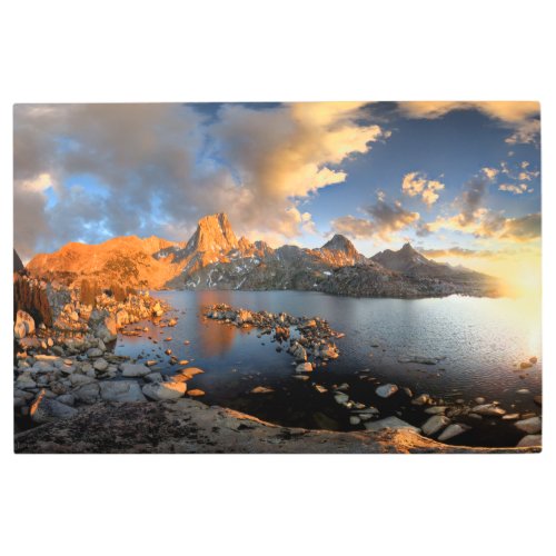 Murieal Lake Sunset 2 _ Sierra Metal Print