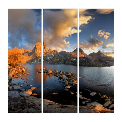 Murieal Lake Sunset 2 _ Sierra Triptych