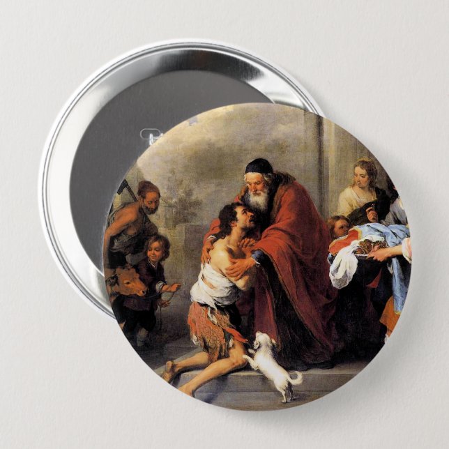 Murillo -- Return of the Prodigal Son  Button (Front & Back)