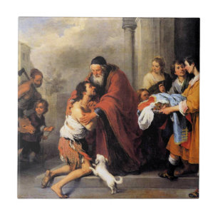 Murillo -- Return of the Prodigal Son  Ceramic Tile