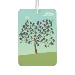 Murmuration of Starlings Portrait Rectangle Air Freshener
