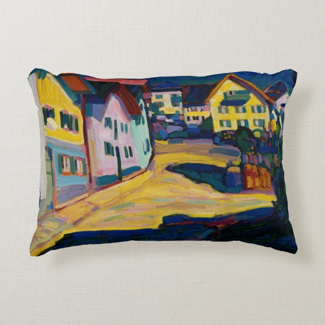 Murnau Burggrabenstrasse 1 - Wassily Kandinsky Accent Pillow (Front)