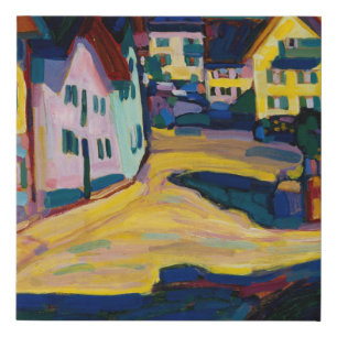 Murnau Burggrabenstrasse 1 - Wassily Kandinsky Faux Canvas Print