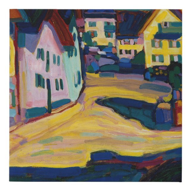Murnau Burggrabenstrasse 1 - Wassily Kandinsky Faux Canvas Print (Front)