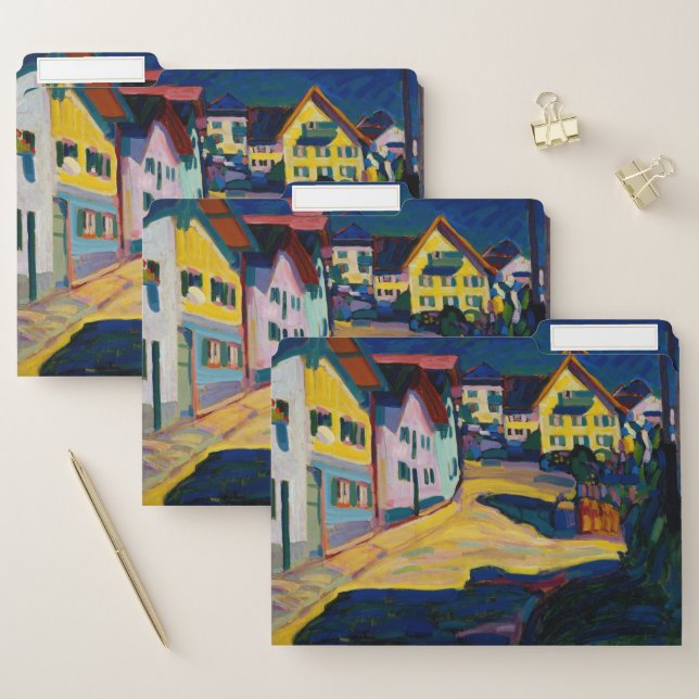 Murnau Burggrabenstrasse 1 - Wassily Kandinsky File Folder (Set)