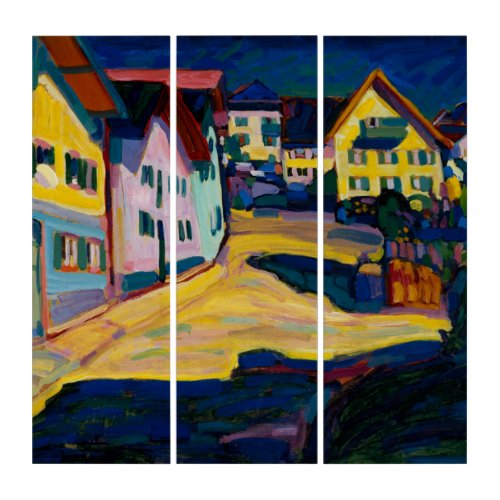 Murnau Burggrabenstrasse 1 _ Wassily Kandinsky Triptych