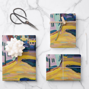 Murnau Burggrabenstrasse 1 - Wassily Kandinsky Wrapping Paper Sheets