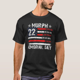Murph Memorial Day Vintage Us Flag Patriotic T-Shirt