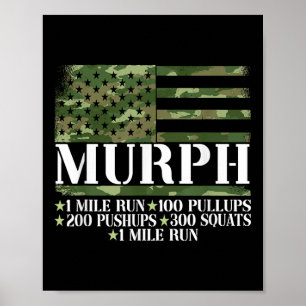 Murph Memorial Day Workout Poster