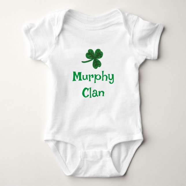 Murphy Clan Shamrock Bodysuit (Front)