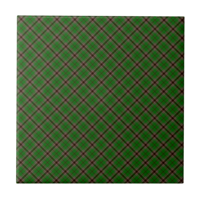 Murphy Clan Tartan Irish Designed Print Ceramic Tile (Front)