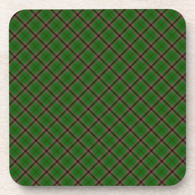 Murphy Clan Tartan Irish Designed Print Coaster (Front)