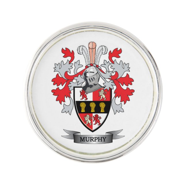 Murphy Coat of Arms Lapel Pin (Front)