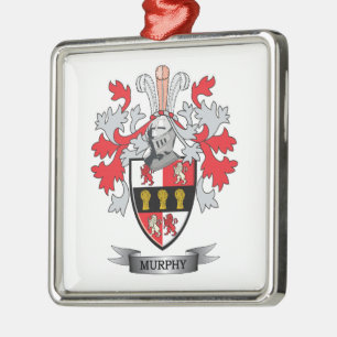Murphy Coat of Arms Metal Ornament