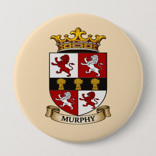Murphy Family Coat of Arms Button (Front)