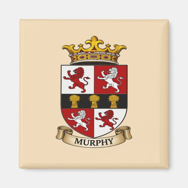 Murphy Family Coat of Arms Magnet (Front)