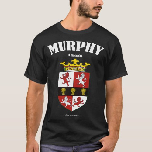Murphy Family Coat of Arms Translation ampampamp M T_Shirt
