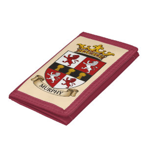 Murphy Family Coat of Arms Trifold Wallet