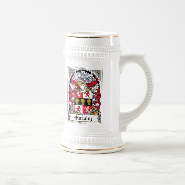 Murphy Family Crest Beer Stein (Right)