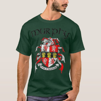 Murphy Family Crest Coat of Arms  Surname Gifts T-Shirt