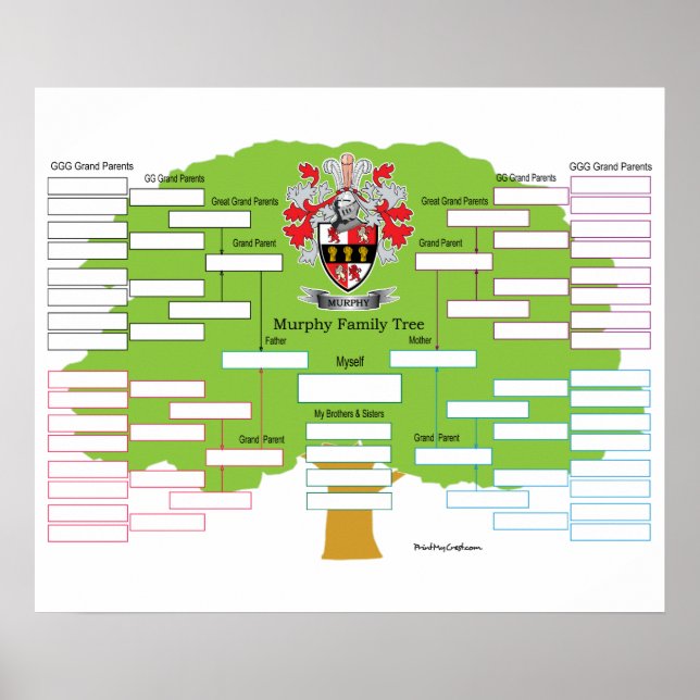Murphy Family Tree Poster (Front)