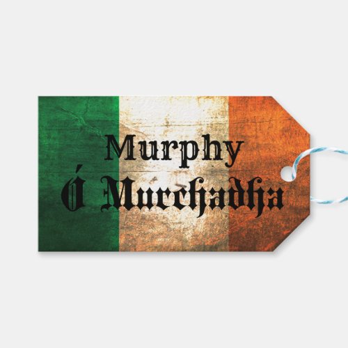 Murphy Irish Flag Gift Tags