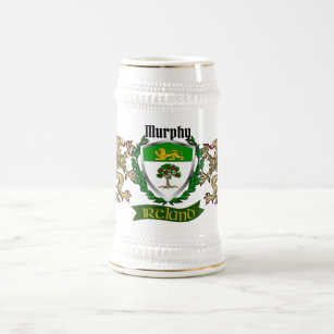 Murphy Irish Shield Beer Stein