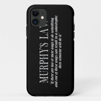 Murphy’s law iPhone 11 case