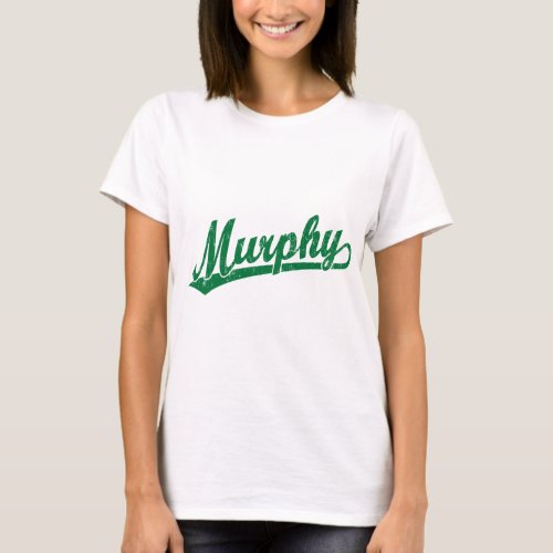 Murphy script logo in green T_Shirt