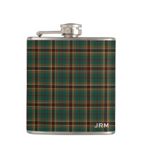 Murphy Tartan Monogram Irish Plaid Flask Murphy Tartan Monogram Irish Plaid Flask
