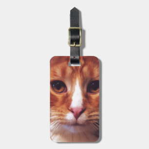 Murphy the Orange Tabby Cat Luggage Tag