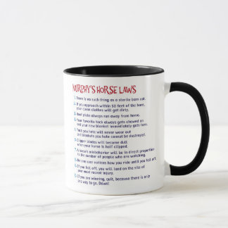 Murphy's Horse Law Mug