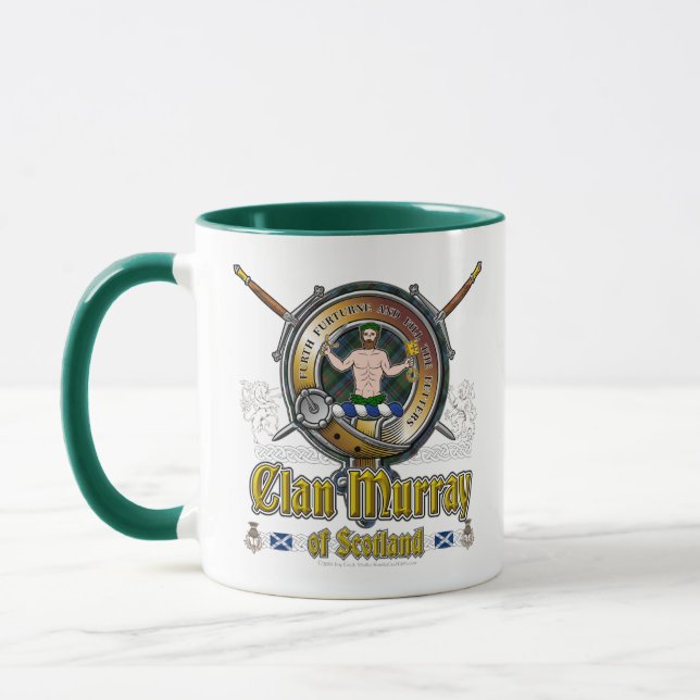 Murray Atholl Clan Badge Mug (Left)