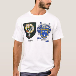 Murray Clan Crest & Murray Coat of Arms T-Shirt
