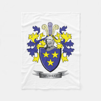 Murray Coat of Arms Fleece Blanket