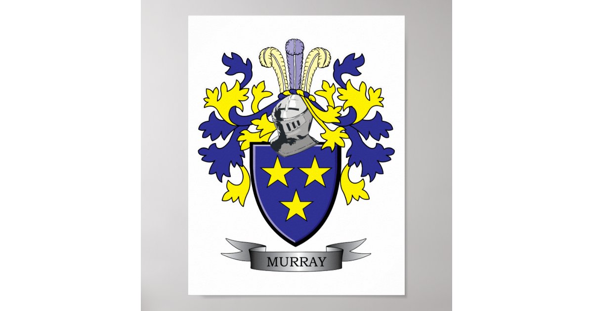 Murray Coat of Arms Poster Zazzle