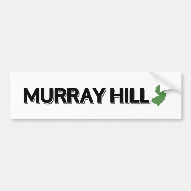 Murray Hill, New Jersey Bumper Sticker (Front)