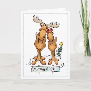 Murray Kris Moose Holiday Humor Card