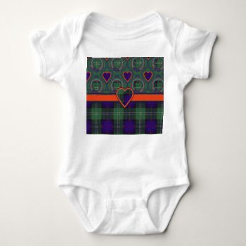 Murray Of Atholl Clan Plaid Scottish Kilt Tartan Baby Bodysuit by TheTartanShop at Zazzle