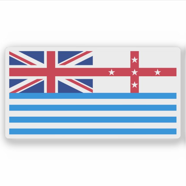 Murray River flag (Lower), Commonwealth Australia Sticker (Front)