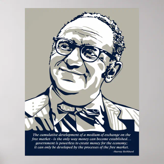 Murray Rothbard Poster | Zazzle