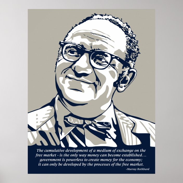 Murray Rothbard Poster | Zazzle.com
